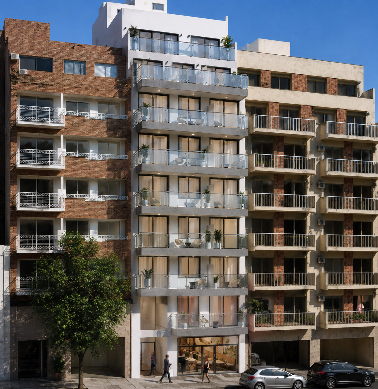 Nazarre 3232 — Vista general del edificio